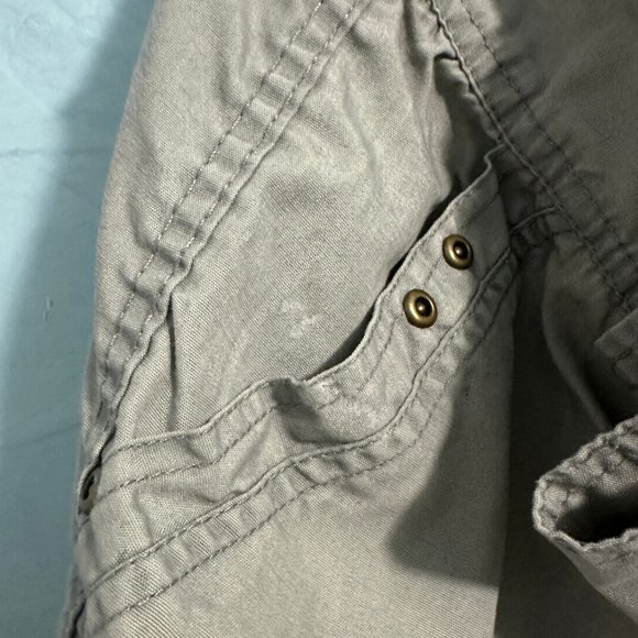 Denim Culture‎ Grey Cargo Shorts Sz 34 - Picture 9 of 11